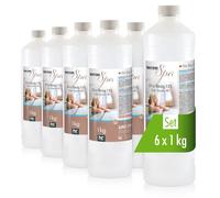 Chlore Liquide BAYZID® SPA - Désinfectant Rapide pour Spas et Pataugeoires en Bouteille de 1 KG x 6
