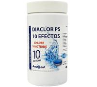 Chlore Multi 10 Actions Piscine - Traitement Tout-en-Un 10 Actions/Galets de Chlore stabilisé : Désinfectant, Algicide, Stabilisant, Clarifiant, Floculant… - Entretien Piscine (1KG/5KG) (1KG)