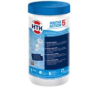 HTH Minitab Action 5 - Chlore stabilisé multifonction Pastilles 1,2 kg