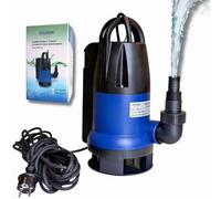 CHM GmbH® Pompe à eau sale 555 W, pompe submersible 10 000 l/h, pression 0,7 bar, hauteur de refoulement de 7 m