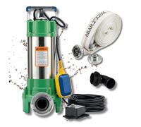 CHM GmbH® Pompe à fèces professionnelle V1100 avec tuyau en C de 20 m