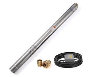 CHM GmbH pompe fontaine 6,35 cm 750 W 1,1 bar 2800 l/h pompe zisterne 5 % résistante au sable