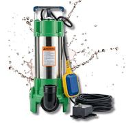 CHM GmbH® Pompe professionnelle pour eaux usées V550 11000 l/h (pompe à matières fécales professionnelle sans tuyau en C de 2")