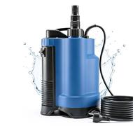 CHM GmbH® Pompe submersible pour eaux usées 13 000 l/h Hauteur de refoulement 8,5 m 0,85 bar 750 W Flotteur intégré