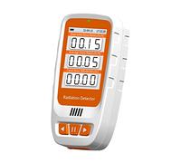 CHNADKS Compteur Geiger Détecteur de Rayonnement avec écran LCD, Mini Moniteur Dosimètre Radiographie Bêta Gamma, Moniteur de Rayonnement Nu ire Rechargeable