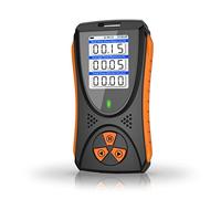 CHNADKS Compteur Geiger Détecteur de Rayonnement Nu ire, Dosimètre de Rayonnement Personnel Radiographie Bêta Gamma, Moniteur de Rayonnement Nu ire en Temps Réel Portable avec écran LCD