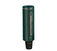 Chonor Distributeur de Tasses, Tube Anti-poussière Porte-gobelet en Papier, Gobelets Mural Distributeur, pour Cuisine Bureau Hôtel etc（Vert foncé）