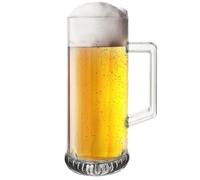 Chope à bière en plastique - ORION - 600 ml - 11x7,5x18 cm - Incassable - Lave-vaisselle - Résistant jusqu'à +70°C