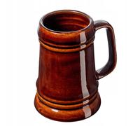 KADAX Chope à bière en céramique, passe au lave-vaisselle, avec poignée pratique, chope en pierre pour vin, bière, vin chaud et miel liquide (1, 500 ml)