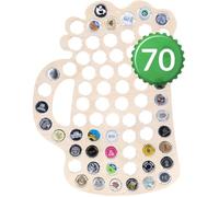Chope de Bière - Creative Deco - Contreplaqué - 70 Capsules - 32 5 x 44 x 0 5 cm - Naturel