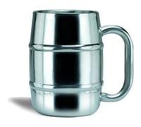 Chope de bière double paroi en acier inoxydable Multi G