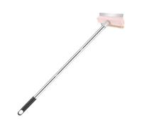 Chosertory Brosse Four à Pizza Brosse de Four Brosse pour Pierre à Pizza Brosse de Nettoyage Poils en Fil de Cuivre Nettoyage Puissant Tige INOX Résistante Tête, 1.2 M