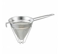 Chosertory Entonnoir en Acier Inoxydable avec Tamis Fin Intégré Prise Prolongée pour Transvaser sans Déversement Entretien Simplifié Adapté à la Cuisine, Passoire Conique De 8 Pouces Avec Support