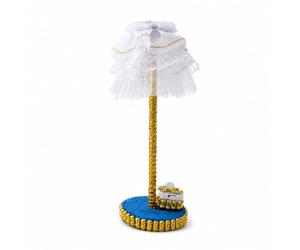 Chosertory Lampadaire Miniature Vintage Lampadaire Maison Poupée Élégant Lampe Sol Miniature pour Maquette