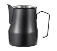 Chosertory Pich à Lait Msnt Échelle Mesure Interne Contrôlé Pich à Bec Verseur Précision Compact pr Baristas, Noir