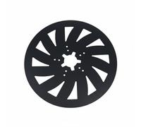 Chosertory Roue Pulvérisateur Roue Poulie Roue Agricole Pièce Détachée Pom Installation Simple pour Maintien Fonctionnement de Pulvérisateur Rural, 38cm en Acier sans Rainure