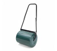 Chosertory Rouleau de Pelouse Outil Jardin Cylindre Métallique Poignée Ergonomique Tambour Manuel pour Pressage Terrain Lisser Gazon Entretien Adapté Jardin Aménagement, Vert