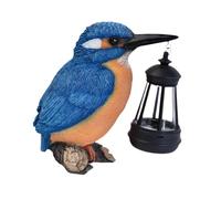 Chosertory Statue de Jardin avec Lanterne Solaire, Lampe Solaire D'extérieur, pour Jardin Ou Pelouse.