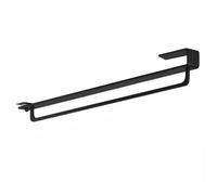 Chosertory Support Rangement Vêtements à Fixation par Aluminium pour Porte d'Armoire Organisateur Penrie Vertical pour Vestes Pantalons Chemises Adapté aux Placards, Noir, 30 Cm