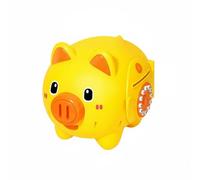 Chosertory Tirelire Électronique Enfant Interactive Coffre Épargne Boîte Économies Banque Jouet avec Entrée Automatisée des Billets Clavier et Reconnaissance, Jaune