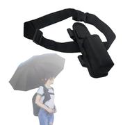 CHOYTONG Sangle de Support de Parapluie Mains Libres pour Sac à Dos, Support de Parapluie Portable, s'adapte à la Plupart des parapluies pliants