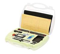 Chrees Begin Pinceau de calligraphie chinoise 31 × 23 × 4 Kit de calligraphie chinoise traditionnelle Pinceau Stylo Encre Eau Papier d'écriture Kit pour débutants