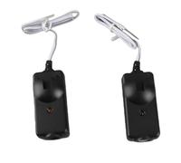 Chrees Capteur de sécurité de Porte de Garage Abs 5-6V Kit Infrarouge | Boîtier Abs, Fonctionnement 5-6 V, Détection D'obstruction Infrarouge, compatibilité Ouvre-porte de Garage,