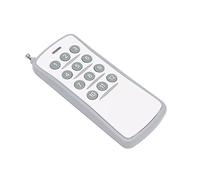Chrees DC12V 433 MHz Télécommande à 12 Boutons Émetteur RF à 12 Touches Télécommande sans Fil à Canaux avec Longue Portée jusqu'à 50 M pour Le Contrôle de Porte à Lumière LED