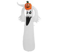 Chrees Fantôme Gonflable d'halloween de 1,8 M, avec Fantôme Gonflable intégré à LED pour Les Décorations de Pelouse de Jardin et de Cour (Prise UE)