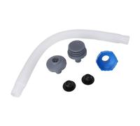 Chrees Kit de raccordement pour piscine hors sol, tuyau skimmer et adaptateur B, kit de raccordement de buse d'eau de piscine avec tamis de sortie, grille, buses d'entrée, trou