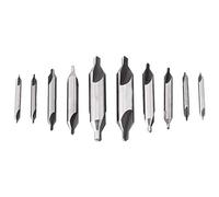 Chrees Pilot Lot de 10 forets coniques en acier rapide à 60 degrés 1 à 5 mm 8 x 5 x 2 mm