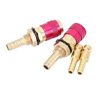Chrees Torch Weldg Lot de 2 adaptateurs de refroidissement à eau 8 mm Raccord rapide pour brûleur de soudage TIG