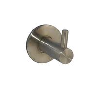 Patère accroche-tout inox sur platine ronde CADAP