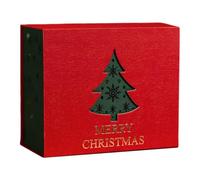 Christmas Boxes, Holiday Seasonal Gift Wrap Container with Magnetic Closure