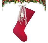 Christmas Fireplace Stocking for Holiday Party Mantel Tree Wall Door Home R | Soft Fabric: These Christmas stockings offer a comfortable feel thanks to their soft fabric