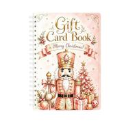 Christmas Gift Card Book Spiral - Bound Cash Notes Holder Booklet DIY Giftx | DIY Christmas Gift Book for Dad Mom Coworker Teen Adult | Youth Student Family Christmas Gift Card Book Spiral Bound Cash