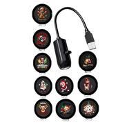 Christmas Glow Projector - Dynamic Indoor Light Show, Adds Fun Atmosphere Parties Gatherings, Vibrant Rotating Patterns for Home Walls Ceilings and Event Spaces, Decorative Lighting, Multi Color