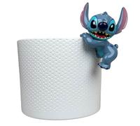 Christmas Inspirations Disney Stitch Pot Buddy Décoration de jardin d'intérieur et d'extérieur pour pots de fleurs, vases - 9 x 6 x 5 cm - Décoration à suspendre - Facile à installer - Il suffit de