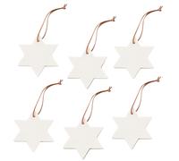 Christmas Ornament Star 6 pieces
