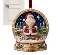 Christmas Ornaments Santa Seasonal Cute 2D Decoration Acrylic