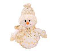 Christmas Plush Decor - LED Snowman Santa Soft Toy Table Ornament Light | Holiday Figurine - Plush Polyester Decoration | Festive Night Lamp | Christmas Display For Desk Mantel Window