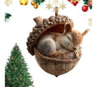 Christmas Tree Acrylic Ornaments - Hangable 2D Flat | Christmas Acrylic Animal Motif Ornament, For Wall Living Room Windowsill Garden Shoulder Bag