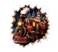 Christmas Wall Decals, 2D Cracked Mirror Stickers For Indoor Holiday Decor | Creative Break In Effect Realistic Crack Design Easy Wall Display Adds Festive Style For Doors Rooms Stores Restaurants Schoo