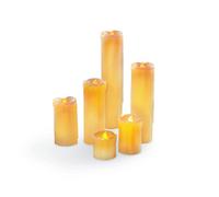 CHRISTmaxx 01934 Bougie LED Jaune Lot de 6