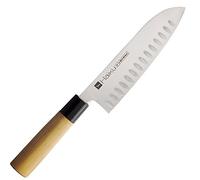 Chroma Haiku Santoku alvéolé 18cm - H16 - Couteau à légumes
