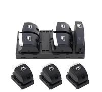 Chrome 4F0959851H Bouton Commande Commutateur Fenêtre Principale Pour A3 8P A6 S6 RS6 C6 Q7 2004-2011 Interrupteur Vitre Électrique(Chrome Set-B)