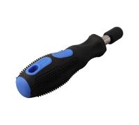 Chrome Vanadium Steel Driver Holder 140mm Non-Slip(Blue Black) | Self-locking mechanism, 1/4 inch hex shank, 5.5 inch length, quick bit change, secure hold