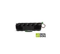 DELTA DORE Bloc pile BPX pour sirènes SERX/SEFX 6416204 – 9V 18Ah (6LR20) avec connecteur