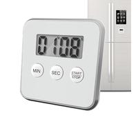 Chronomètre de Cuisine numérique - Alarme électronique LCD de 3,15 Pouces, Dispositif de Compte à rebours de Cuisine magnétique avec Support de Support Signal sonore Fort Minuterie Intelligente |