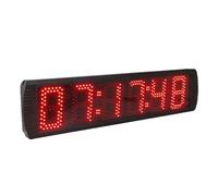 Chronomètre numérique LED d'extérieur 5 pouces, minuteur sportif programmable, horloge murale avec compteur d'heures for minuterie électrique Modes multiples(Suit A)